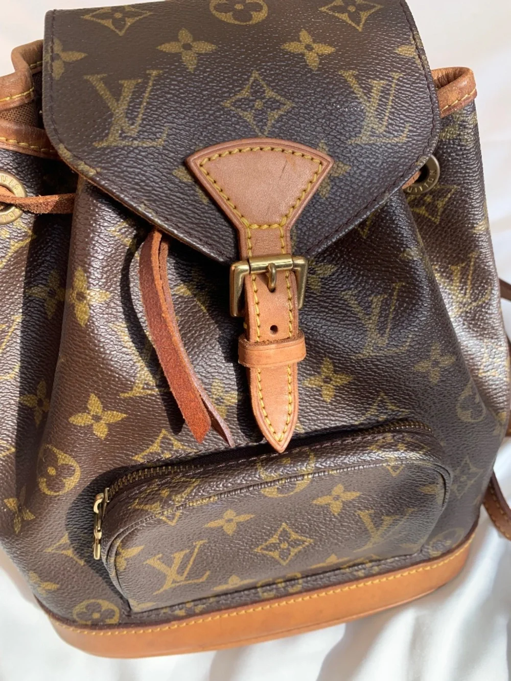 Authentic Louis Vuitton Montsouris PM mini backpack